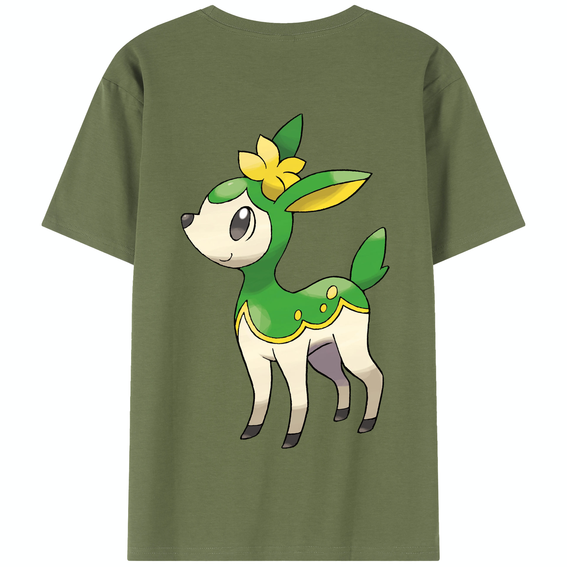 （画像用） ポケットモンスター Pokémon 綿100％半袖Tシャツ（背面プリント）